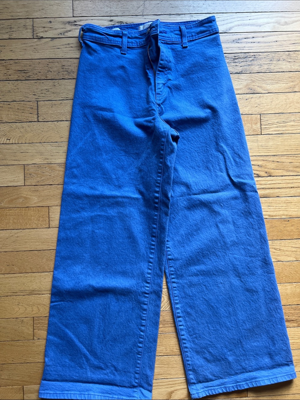 Universal Thread Bright Blue Sailor Wide Leg Jeans -size 6